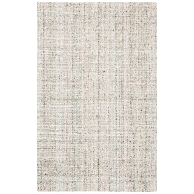 SAFAVIEH Handmade Abstract Dominika Modern Stripe Rug - 2'3" x 4' - Green/Sage
