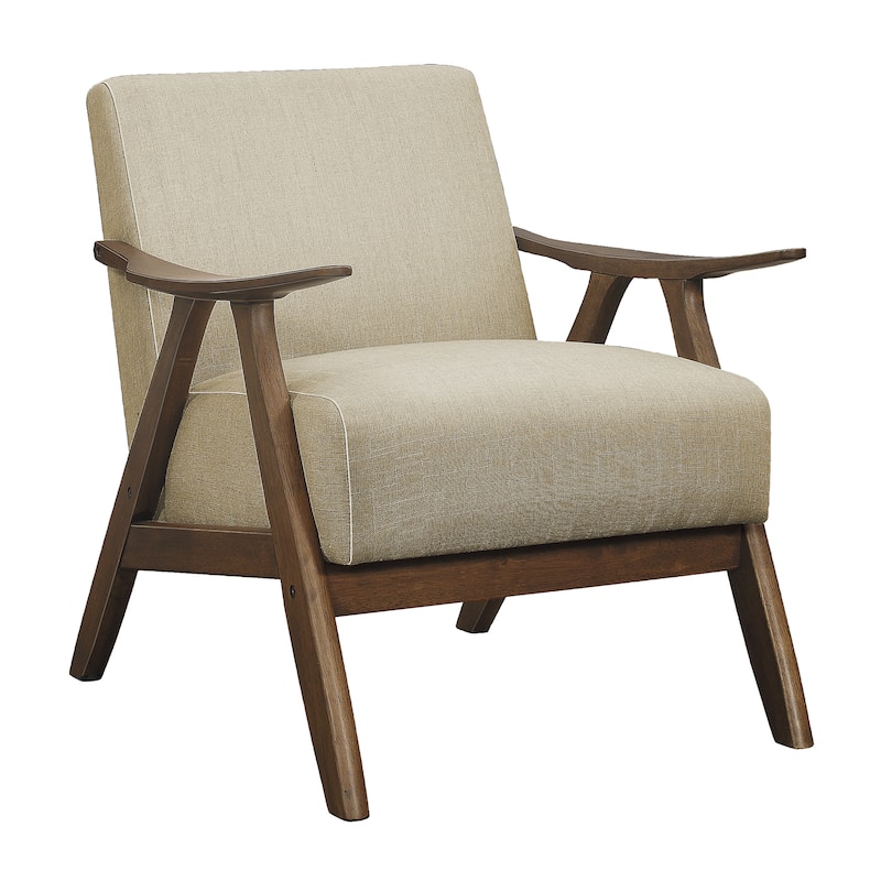 Levine Retro Accent Chair - 28.5" x 32" x 31.5" - Brown