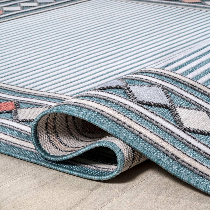 JONATHAN Y Star Abstract Swirl Area Rug