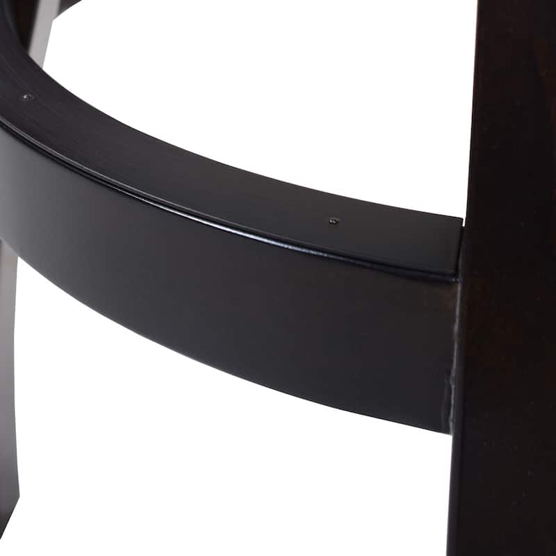 Swivel Counter Height Bar Stool - Black,Brown