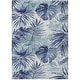 preview thumbnail 25 of 50, Machine Washable Indoor/ Outdoor Coastal Palm Chantille Rug