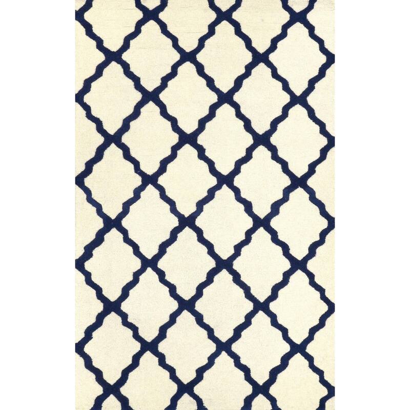 Nuloom Hand Hooked Marrakech Trellis Area Rug