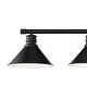 preview thumbnail 12 of 12, Akron 3L Bronze Farmhouse Linear Chandelier Island Pendant Fixture Pool Table Light - 35.75-in W x 14.25-in H x 9.75-in D