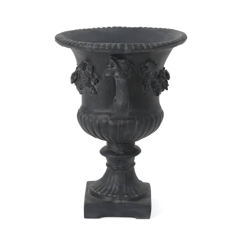 Buena Vista Outdoor 24-inch Cast Stone Urn by Christopher Knight Home