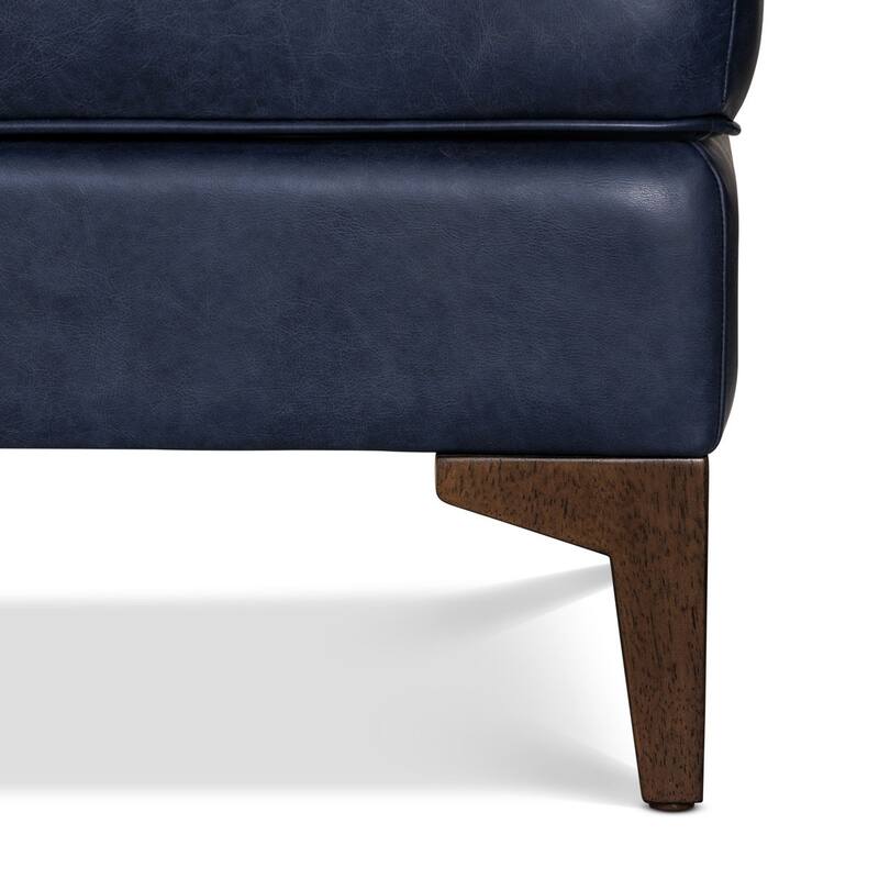 Poly & Bark Essex Genuine Italian Leather Rectangular Ottoman