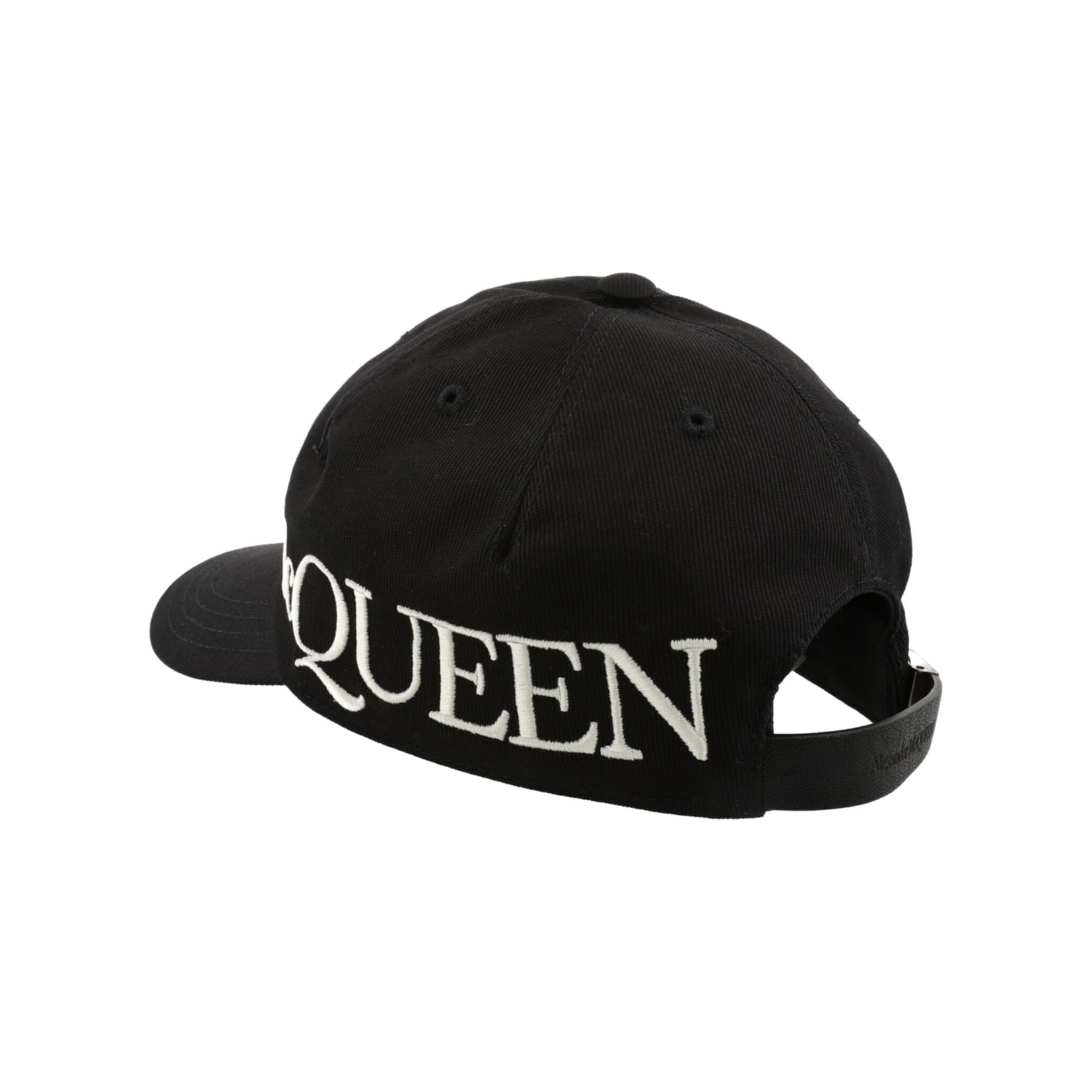 【美品】McQueen キャップ Alexander McQueen MSRP $390, Alexander McQueen Oversized Embroidered Logo Hat, Size