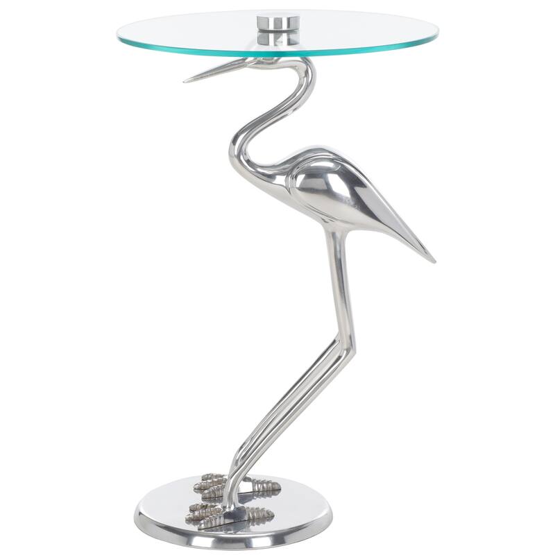 SAFAVIEH Home Collection Tori Crane Base Accent Table - 16" W x 16" D x 26" H