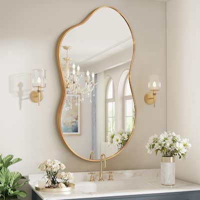 Irregular Wall Mirror Asymmetrical Decorative Wall Mirror