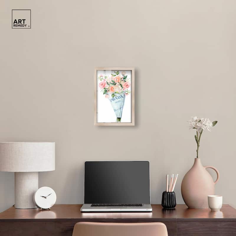 A World of Flowers Shadowbox by Art Remedy