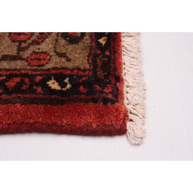 ECARPETGALLERY Hand-knotted Andelz Copper Wool Rug - 3'5 x 10'2