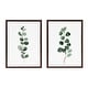 preview thumbnail 7 of 14, Kate and Laurel Sylvie Eucalyptus Framed Canvas Set by Maja Mitrovic
