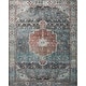 preview thumbnail 2 of 5, Alexander Home Sara Distressed Boho Medallion Ultra Plush Area Rug