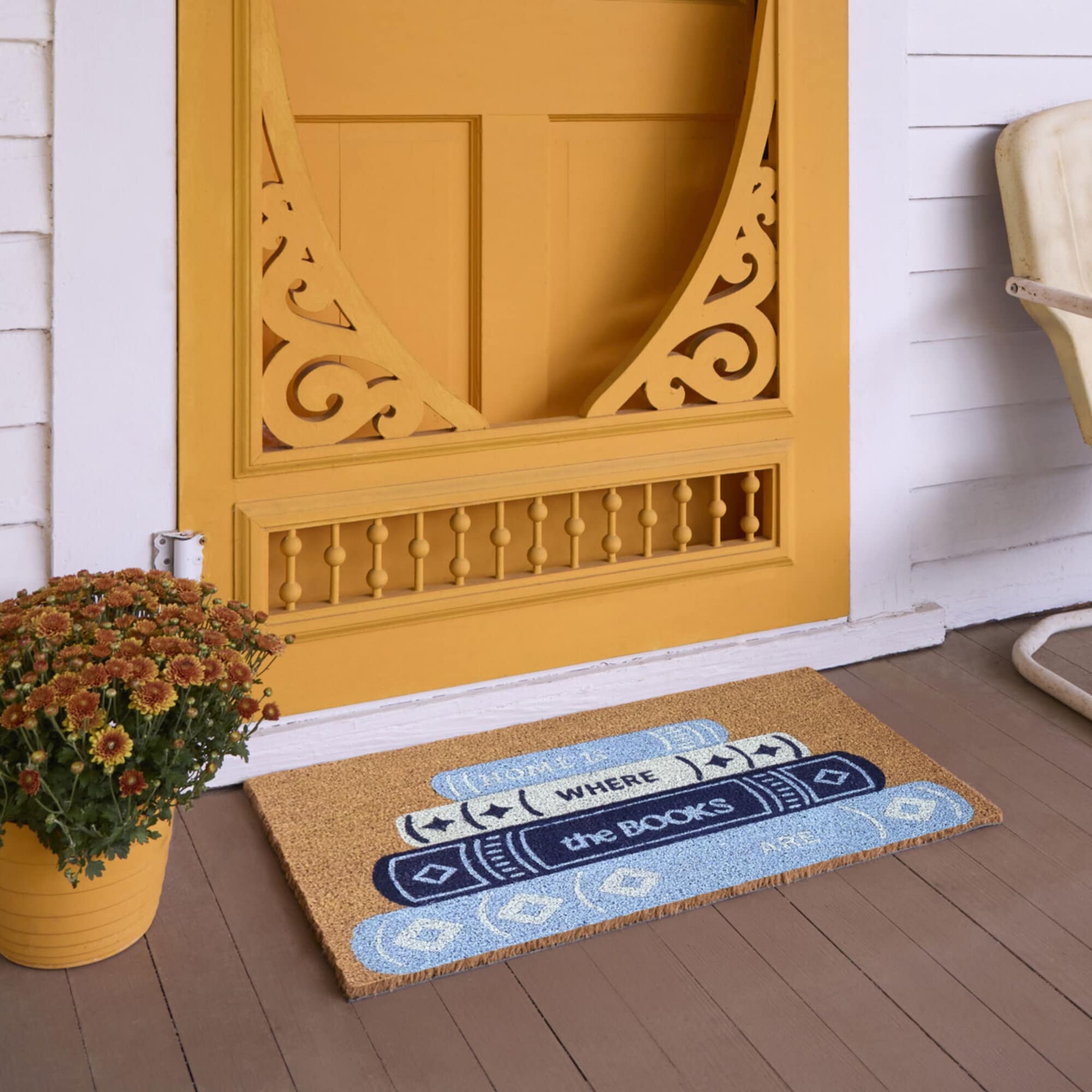 Home Is Where The Books Are 18" x 30" Doormat