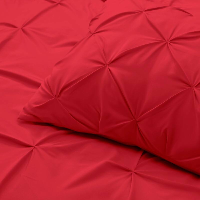 Nestl Pinch Pleat Down Alternative Ultra Soft Comforter Set