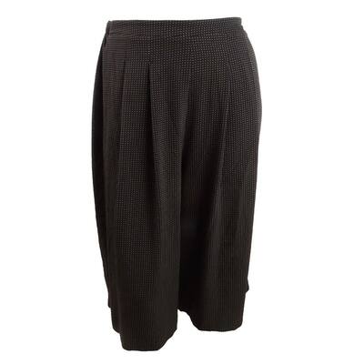 Anne Klein Women's Plus Size Pull-On Polka Dot Culottes