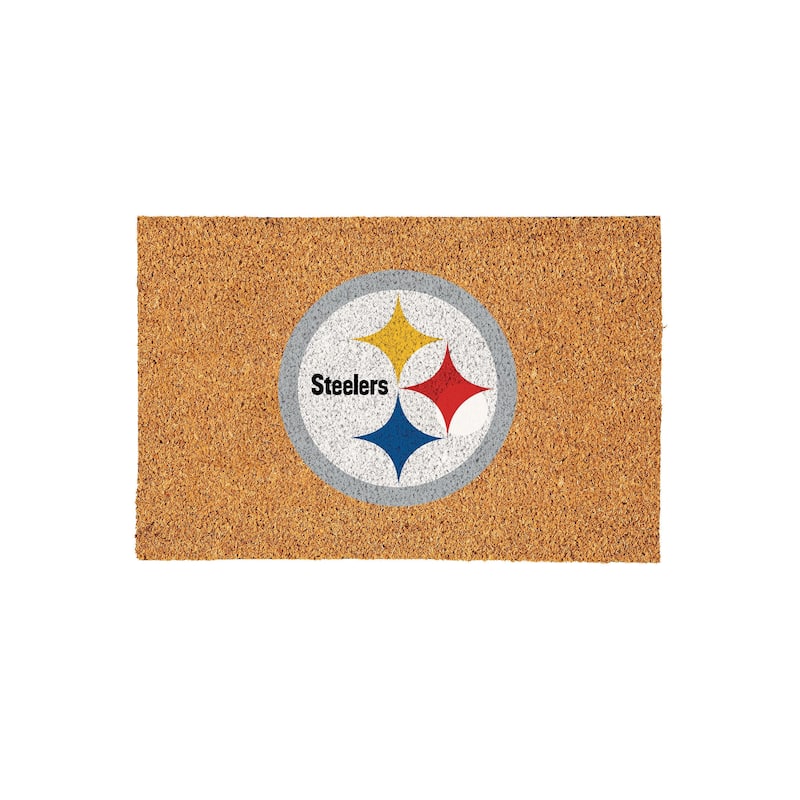 Pittsburgh Steelers Full Color Indoor/Outdoor Coir Mat