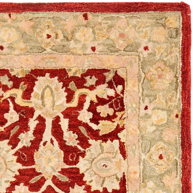 SAFAVIEH Anatolia Angeline Traditional Oriental Hand-spun Wool Rug