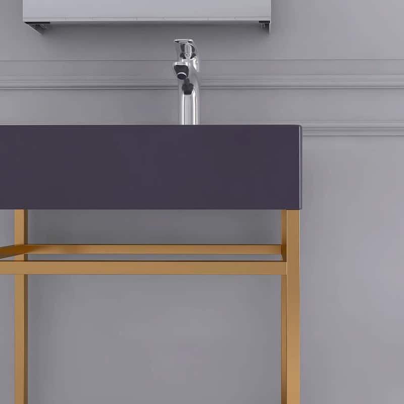 24" Freestanding Bathroom Vanity with Ceramic Sink - 23.62'' x13.98'' x 33.46''