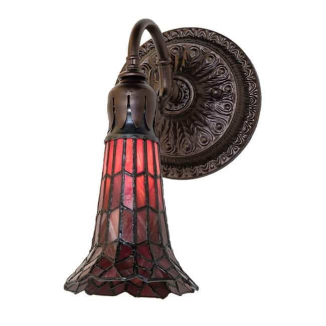 Meyda Tiffany 251872 10" Tall Wall Sconce - Mahogany Bronze