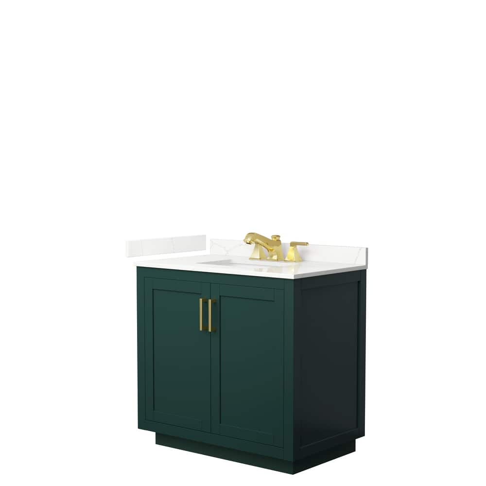 Miranda 36-inch Single Vanity, Quartz Top