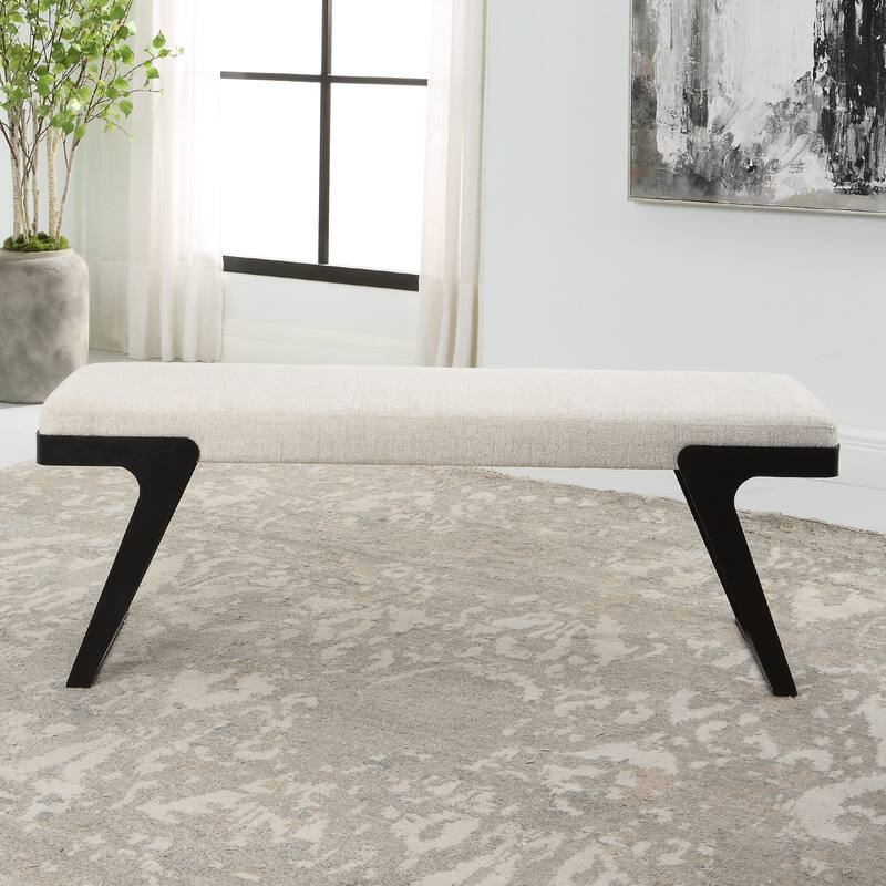 Uttermost 23758 Hover 53" Wide Bench