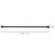 preview thumbnail 7 of 43, Utopia Alley Adjustable 72-Inch Shower Curtain Tension Rod - Rust-Proof Aluminum with Rubber End Cap, No Drill Installation