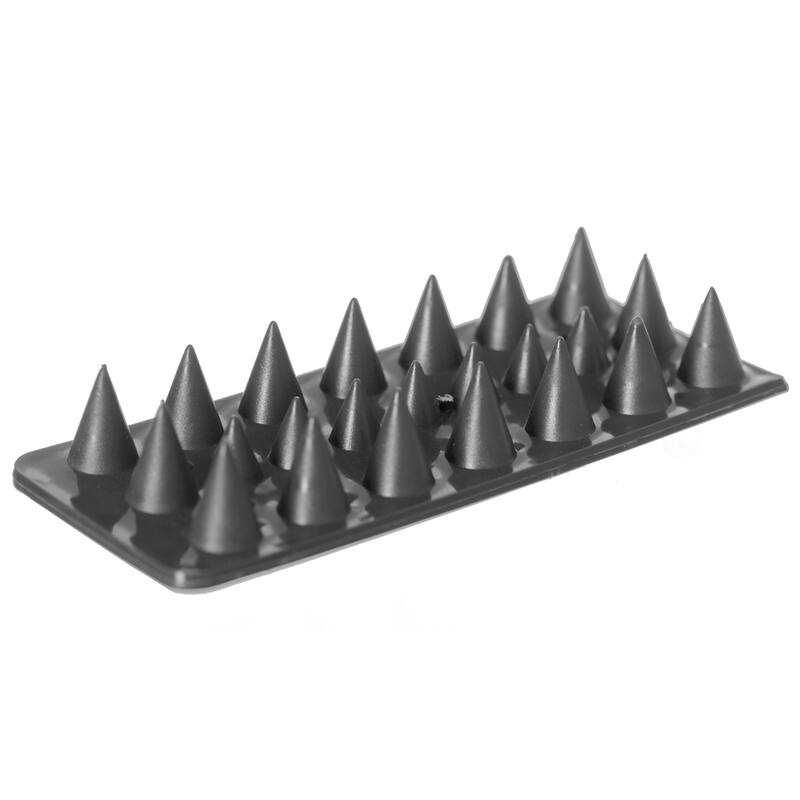 Plastic Repellent Wall Defender Fence Spikes for Birds, 10 Pack