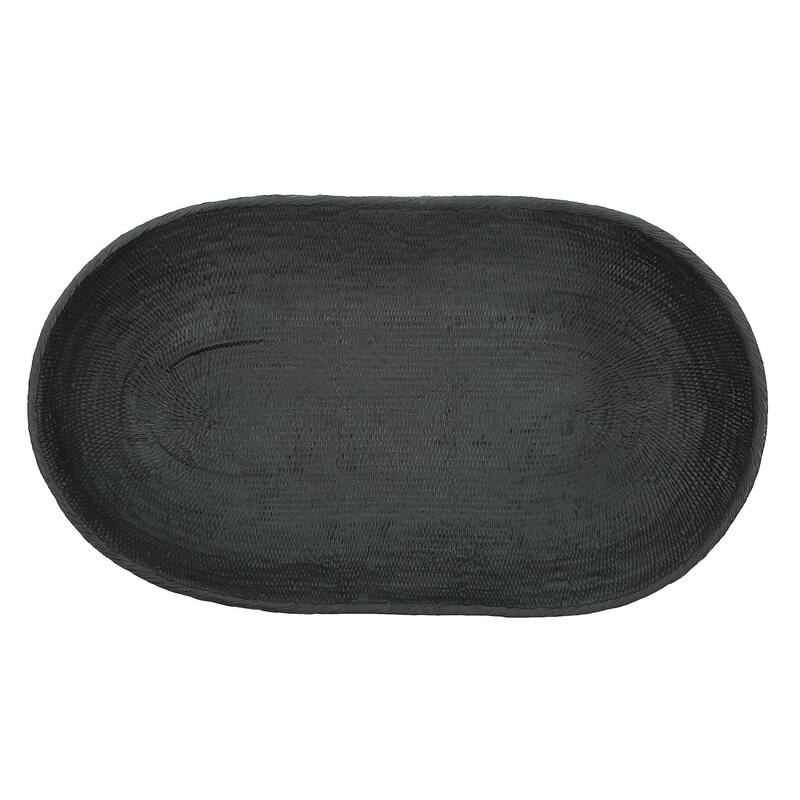 Uttermost Ember Weave Indoor-Outdoor Oblong Bowl - 23.00" W x 4.75" H x 13.75" D