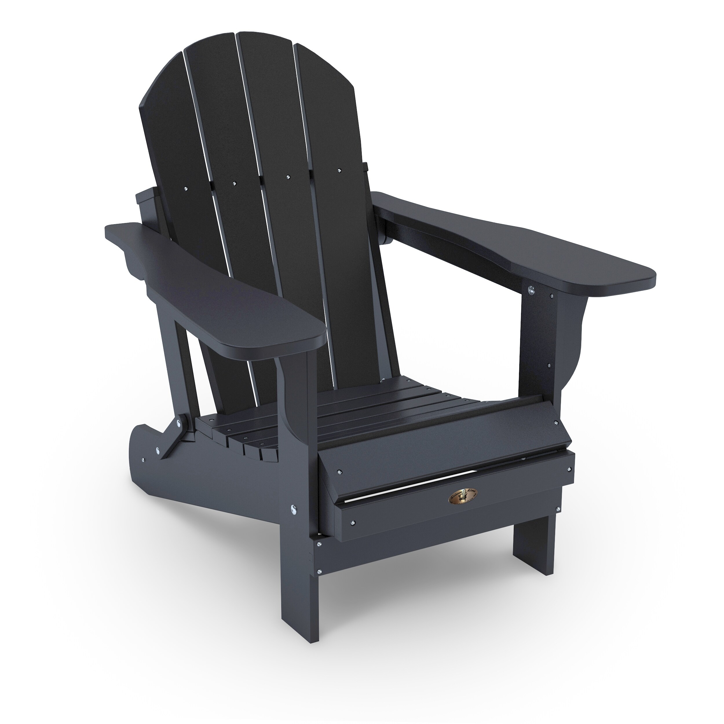 Leisure Line Recycled Plastic Folding Adirondack Chair