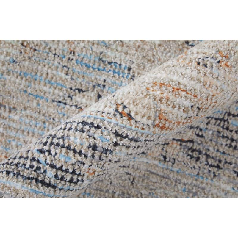 Grand Bazaar Ramey Hand Woven Medallion Transitional Area Rug