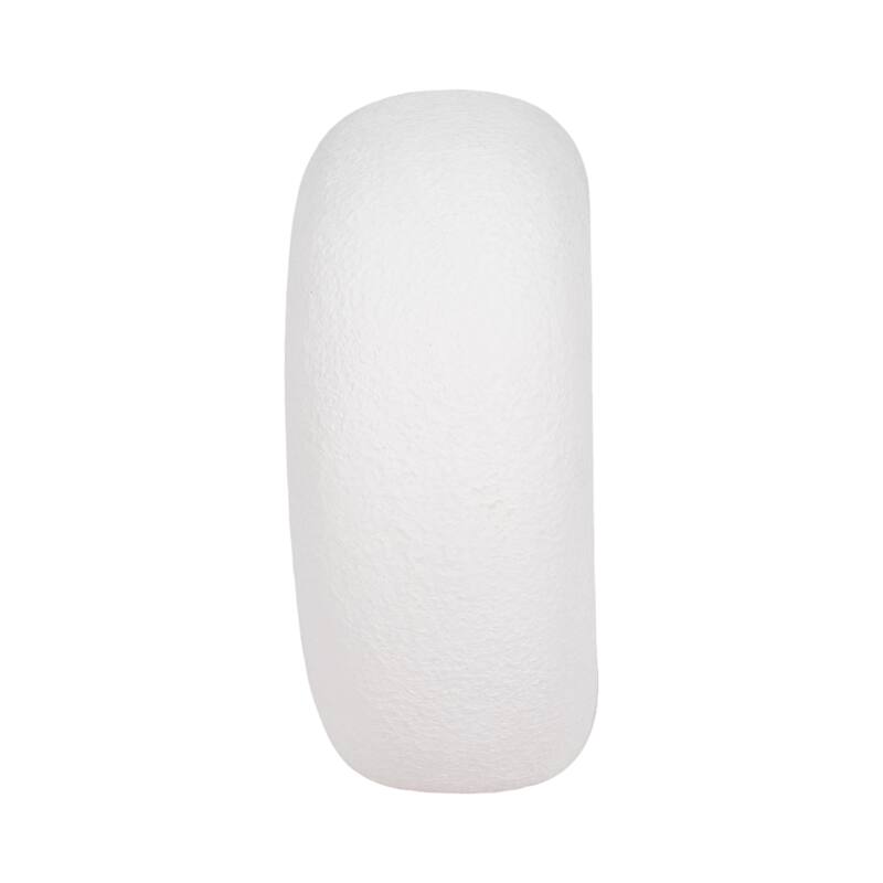 Sagebrook Home Ceramic Elegance Unique Slanted Circle Decor Piece for Modern Homes