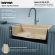 preview thumbnail 12 of 59, Karran QT-812 Top Mount 33 in. Large Single Bowl Quartz Kitchen Sink Kit