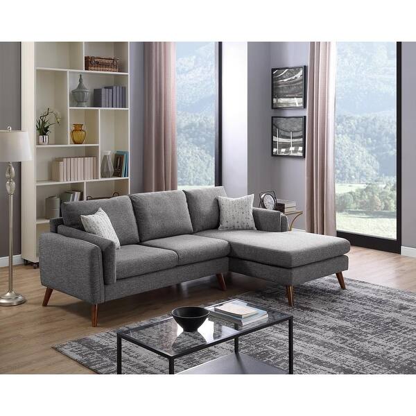 Shop Founders Mid Century Modern Right Facing Sectional Sofa