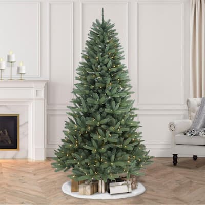 Puleo International 7.5 ft. Pre-Lit Monterey Spruce Tree