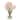 Artificial Real Touch Lily Flower Arrangement in Clear Glass Vase with Faux Water for Home Office Decoration - N/A