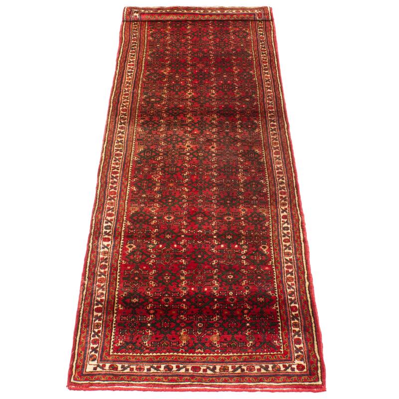 ECARPETGALLERY Hand-knotted Andelz Copper Wool Rug - 2'11 x 10'1