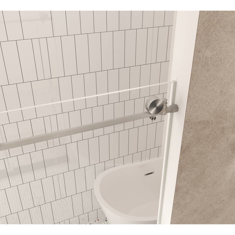 60" x 76" Sliding Frameless Shower Door - 60'' x 0.31'' x 76''