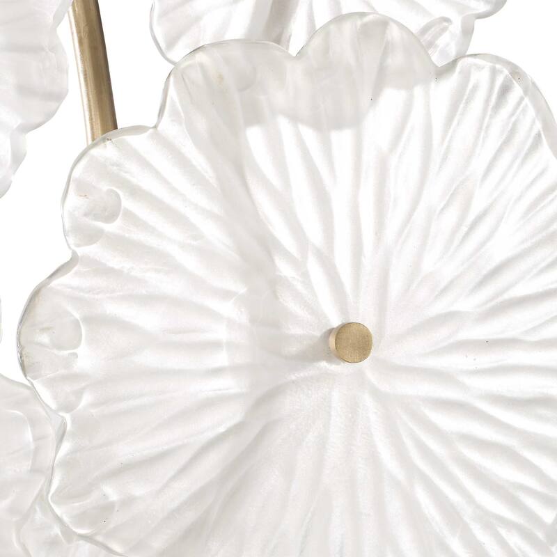 Uttermost Glass Garden Table Sculpture