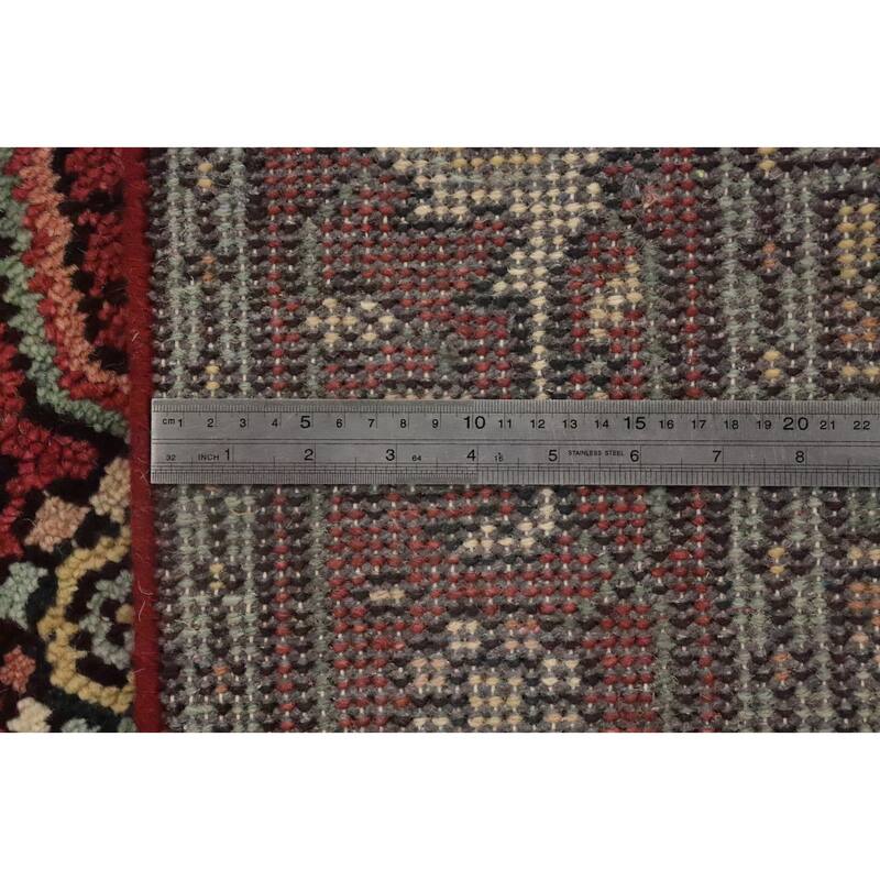 Hand Knotted Oriental 100% Wool Carpet Traditional Medallion Beige & Ivories Heriz (serapi) Area Rug - 6' 1'' X 3' 11''