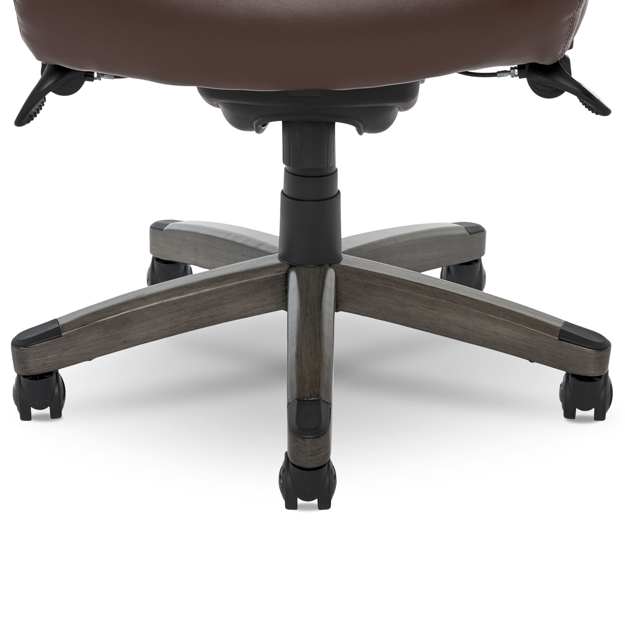 JOMEED CC82 Delano Big and Tall Executive Office Chair with Ergonomic  Lumbar Support, Adjustable Height, and Comfort Core Memory Foam, Brown  Leather