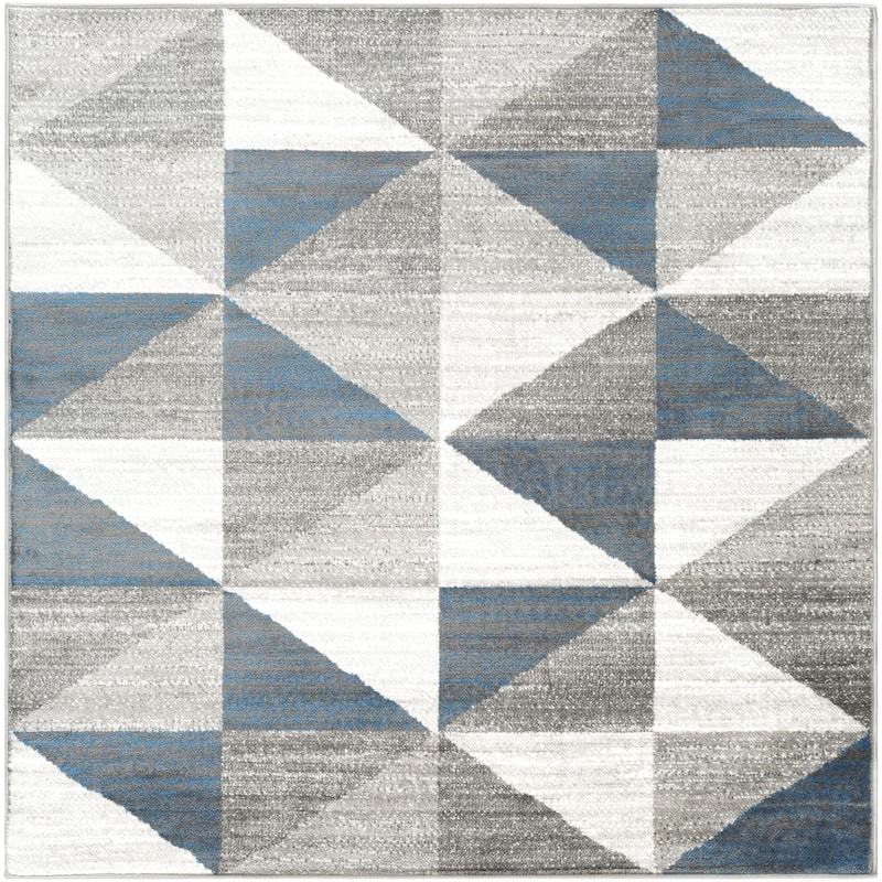 Livabliss Monte Carlo Mid-Century Modern Geometric Area Rug