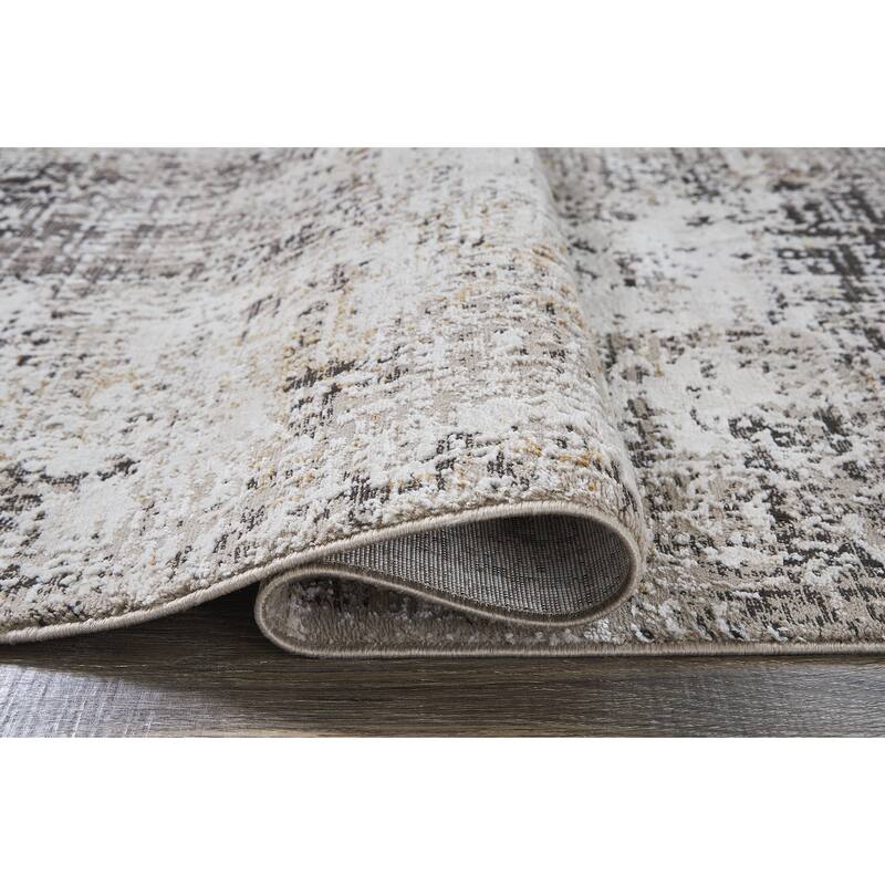 Signature Design by Ashley Elaning Black/Gray/Cream Rug