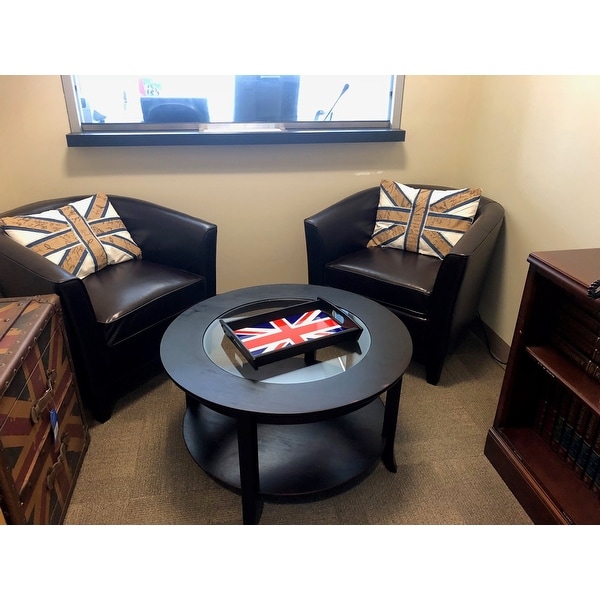 Shop Aiden Bonded Leather Club Chair By Christopher Knight