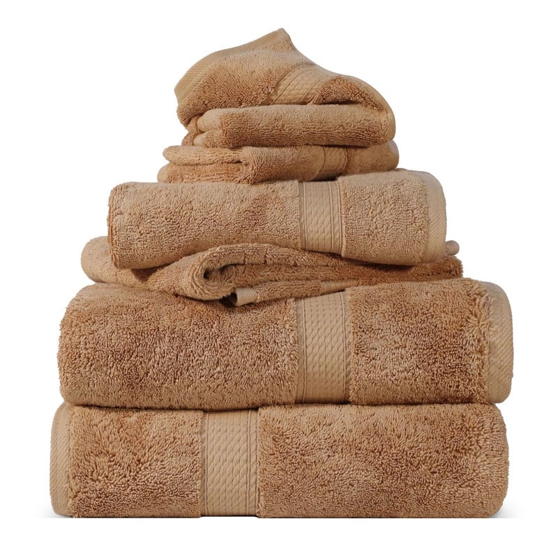 Superior Egyptian Cotton Pile Heavyweight 6-Piece Towel Set