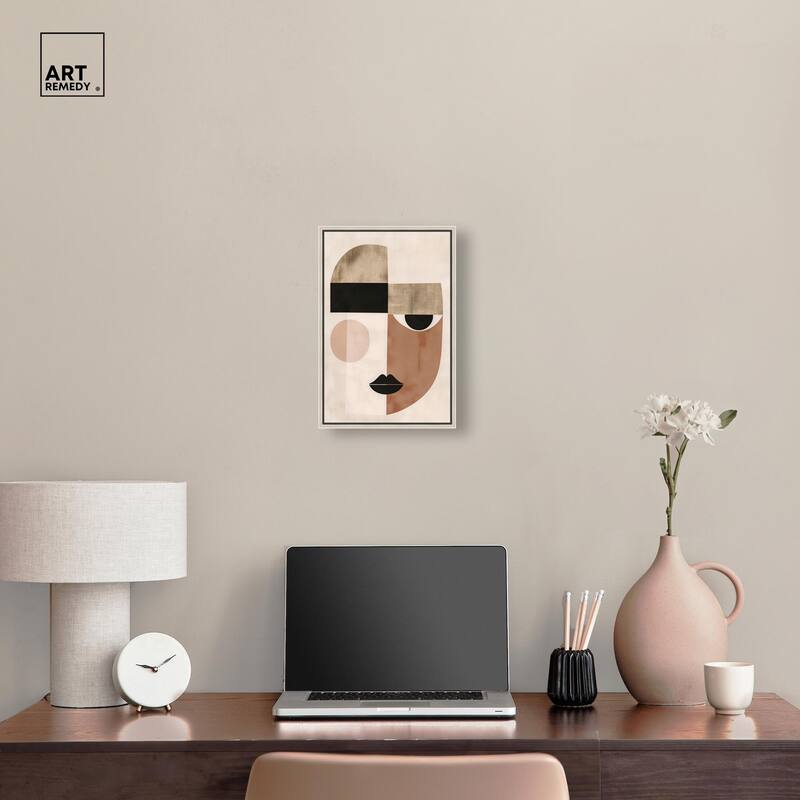 Face Moderne I Canvas by Art Remedy