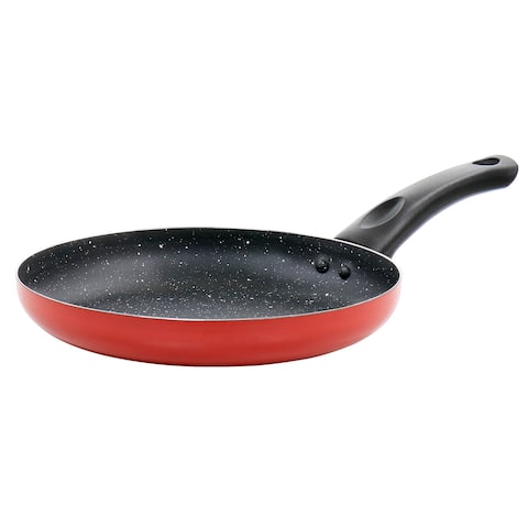 9.5 Inch Aluminum Nonstick Frying Pan in Red