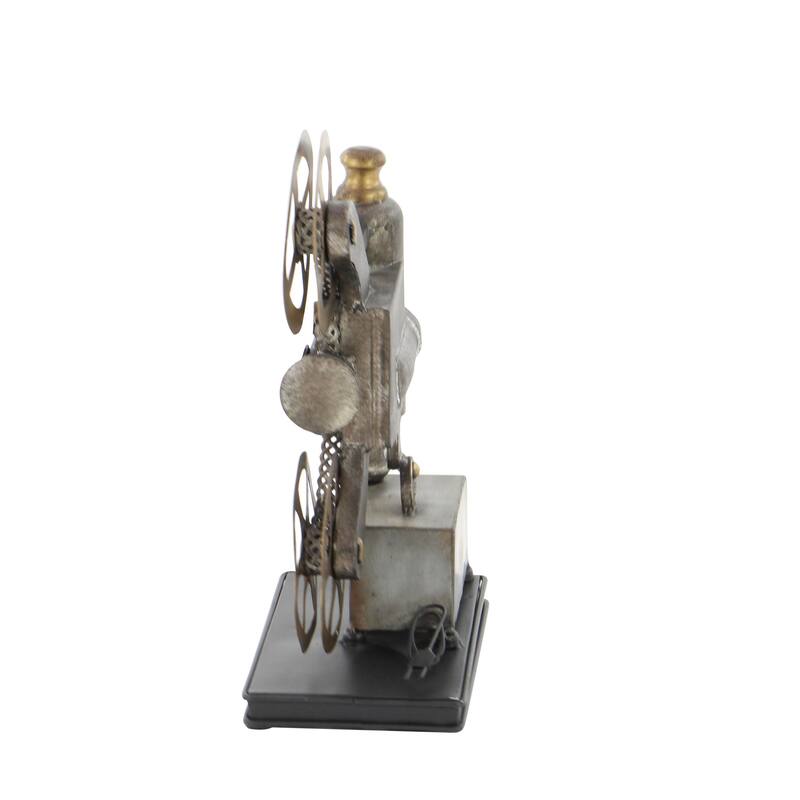 Metal Film Camera Decorative Sculpture - Black - Roche River Decor