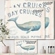 preview thumbnail 3 of 4, Designart "RW Floursack Nautical I" Cottage Canvas Wall Art