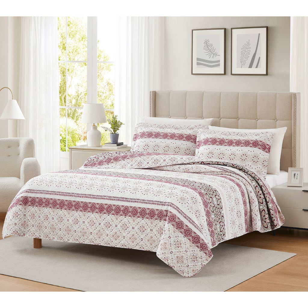 Hudson Conner 3pc Pinsonic Quilt