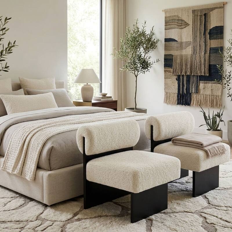 Aria Home Verve Mod Rollback Accent Chair Modern Fabric Upholstered Seat